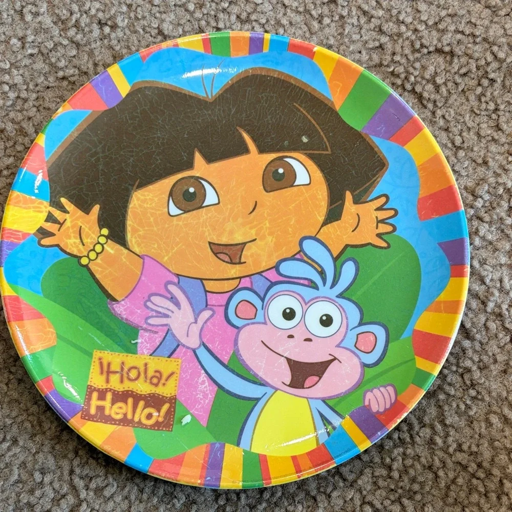 Vintage 2001 Dora the Explorer Plate